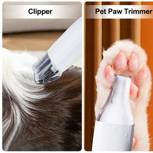 Pet Grooming Clipper Trimmer Nail Grinder Battery Powered Multi Functional For Cats And Dogs White ABS Material - Product Image 4