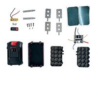 Pack de batteries rechargeables universelles 18650 haute capacité 21V avec carte de protection et boîtier rigide, garantie 3 ans pour outils