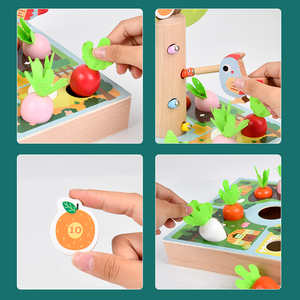 <span class=keywords><strong>Jeu</strong></span> <span class=keywords><strong>de</strong></span> pêche magnétique <span class=keywords><strong>en</strong></span> <span class=keywords><strong>bois</strong></span> Montessori pour enfants, avec <span class=keywords><strong>jeu</strong></span> <span class=keywords><strong>de</strong></span> tri des tailles <span class=keywords><strong>de</strong></span> carottes à tirer, éducatif et très demandé - Product Image 5