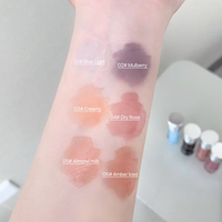 Gege Bear Vente en gros Maquillage Cosmétiques 6 couleurs Glaçure à lèvres Coupe antiadhésive Brillant à lèvres Plumper Label privé Huile pour lèvres Plumper pour filles