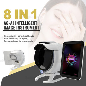 Hot Selling Screen Foldable 90 Degrees Facial Skin Analyzer 3d Scanner Camera Facial Test Skin Analysis Machine