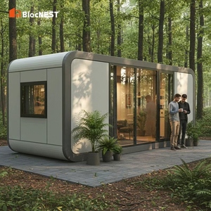 Cabina Prefabbricata Mobile ad Alta Resistenza, Casa Modulare Compatta Adatta per <span class=keywords><strong>Hotel</strong></span> e Aree Panoramiche - Product Image 4