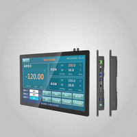 PC Panel Sentuh Industri Terintegrasi/Dipasang di Dinding Android/Linux/Win10 All in One Dengan J1900/J6412/i3/i5/i7 / Computadora