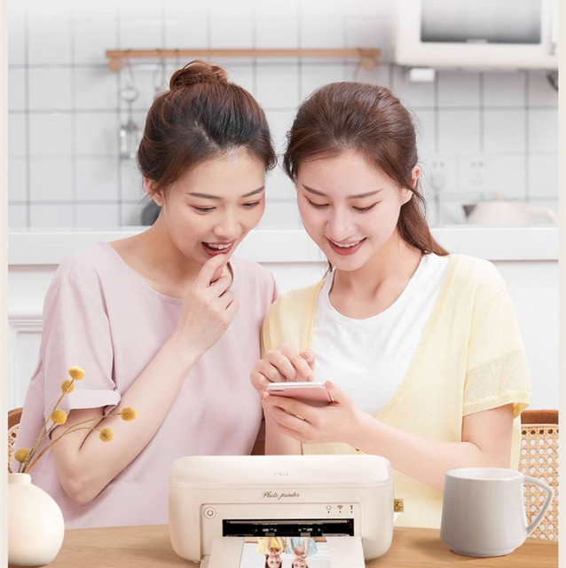 How to Print Photos From Phone 4*6 300DPI Bluetooth Dye Sublimation Home Party Wedding Photo DIY Printer