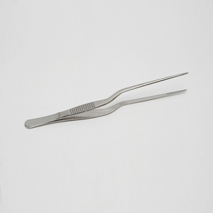 Pinzas de Acero Inoxidable en Forma de Pistola de 14cm, 16cm, 20cm, 23cm, 26cm, 30cm con Puntas Dentadas para Uso Médico y de Laboratorio - Product Image 1