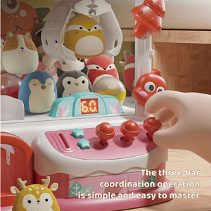 Machine à œufs surprise Crocodile de dessin animé, machine à attraper les poupées à monnayeur, grande machine à griffes pour poupées, cadeau pour enfants - Product Image 3
