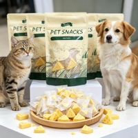 Friandises lyophilisées au fromage et au poulet pour chiens et chats - Récompenses quotidiennes, Nutrition générale, Aliments pour animaux de compagnie, Friandises pour chats et chiens, Fabrication sur mesure OEM