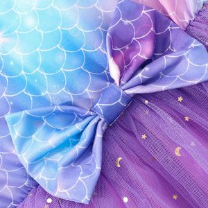 Vestiti per ragazze a manica corta modello cartone animato dolce abiti da ragazze Performance estiva festa di compleanno ragazze gonne - Product Image 5