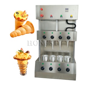 Horno de cono de pizza eléctrico de estructura avanzada/Fabricante de pizza de cono/línea de producción de conos de molde de pizza - Product Image 6