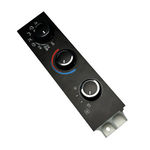 Com Yf1585 Air Conditioning <b>Control</b> Panel For Chevrolet Replacement Part With Three Knobs And <b>Temperature</b> Settings - Product Image 5