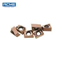 Plaquettes de fraisage rapide pour tour LNMX100605PNR-MM haute durabilité, revêtement PVD, certifiées CE, OEM, HRC65 pour acier inoxydable/acier dur
