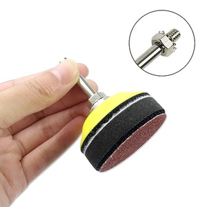 Sanding Discs 50mm 2in Adhesive Backed <b>Foam</b> <b>Pad</b> With Mandrel For Grinding Polishing Tools - Product Image 4