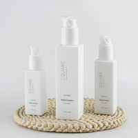 Ensemble d'emballages cosmétiques blancs mats INS Style : flacon pulvérisateur et pot en verre opale, 120ml, 100ml, 50ml, 30ml, 50g