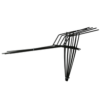 Support métallique pour oiseaux morts, cadre de chasse pour oiseaux morts 24 cm, piquet de sol 28 cm, tige de 4 mm