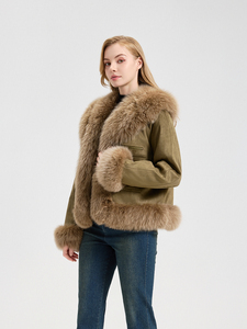 Giacca Invernale in Piuma d'Oca <span class=keywords><strong>con</strong></span> Collo in <span class=keywords><strong>Pelliccia</strong></span> di <span class=keywords><strong>Volpe</strong></span> QC25085 - Product Image 2