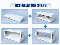 Maison conteneur pliable démontable pour un relocalisation et une réutilisation faciles lors de projets d'ingénierie mobiles et de camps de chantier