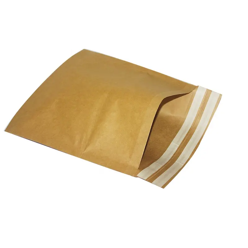 कस्टम मुद्रित डिजाइन कपड़ों कूरियर पैकेज शिपिंग मेलर पुनर्नवीनीकरण परिधान के लिए Biodegradable क्राफ्ट पेपर मेलिंग बैग