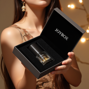 Cajas de Regalo Pequeñas de Lujo JOYBOX, Cajas de Perfume con Logotipo Personalizado para Frascos de 30 ml y 100 ml, Cajones con Esponja UV, Relieve Magnético, para Cosméticos - Product Image 2