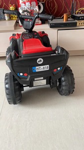 Auto Elettrica Giocattolo a 4 Ruote per Bambini, Fuoristrada in Plastica ABS <span class=keywords><strong>Rossa</strong></span> con Telecomando per Ragazzi e Ragazze - Product Image 5