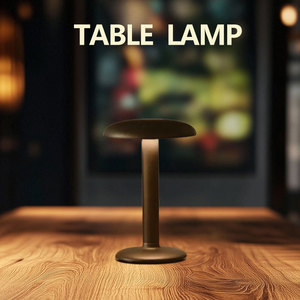 New cross-border designer rechargeable portable mushroom-shaped Nordic style <b>lamp</b> for restaurant, <b>study</b>, hotel, bedroom, - Product Image 5