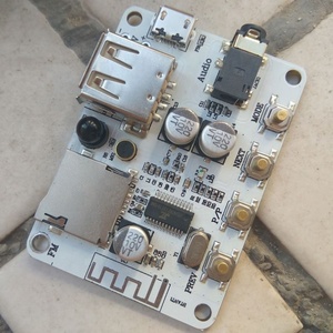 Carte récepteur audio avec fente pour carte USB TF, décodeur <span class=keywords><strong>A7</strong></span>-004, carte amplificateur stéréo 5V - Product Image 4
