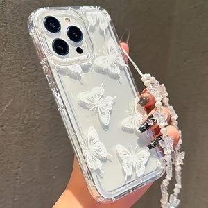 <span class=keywords><strong>Coque</strong></span> de téléphone transparente avec oreilles d'ours et sangle à motif tendance, <span class=keywords><strong>compatible</strong></span> avec les commandes en gros de housses de téléphone portable - Product Image 4