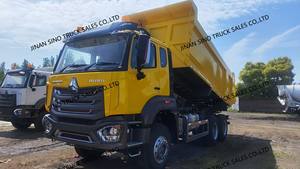 Sağ el sürücü HOWO-NX tanzanya/zambiya/Uganda pazarı için orta kaldırma U şekli damperli kamyonlar - Product Image 2