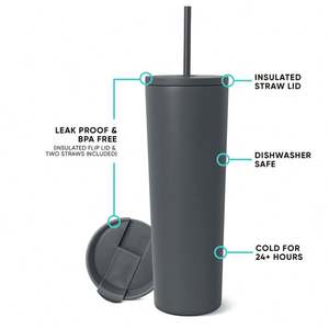 Taza de Acero Inoxidable que Mantiene la Temperatura Fría o Caliente, Ideal para Viajes y Aventuras al Aire Libre - Product Image 3