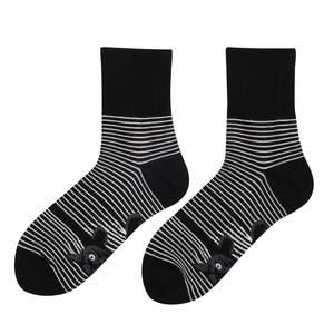 <span class=keywords><strong>Calcetines</strong></span> <span class=keywords><strong>Divertidos</strong></span> a Rayas Blancas y Negras con Lindos Gatos, <span class=keywords><strong>Calcetines</strong></span> de Algodón Casuales y Novedosos para Hombre y Mujer, Venta al Por Mayor - Product Image 1