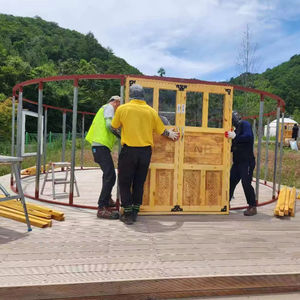 2025 nouveauté cadre en bois en acier tente de <span class=keywords><strong>yourte</strong></span> ronde Camping en plein air <span class=keywords><strong>à</strong></span> <span class=keywords><strong>vendre</strong></span> - Product Image 1