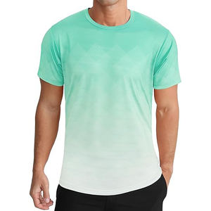 Camisetas para correr para hombre ligeras transpirables de secado rápido de verano con estampado personalizado de alta calidad 100% poliéster - Product Image 2