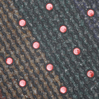 Matelas de massage chauffant infrarouge médical Luxuryade G2611 avec 8 pierres précieuses arc-en-ciel, thérapie par photons PEMF et lumière rouge pour le corps