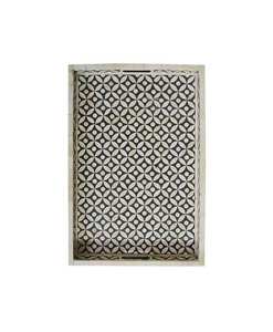 Bandeja de incrustaciones de madera maciza y hueso para el hogar, hotel y restaurante, bandeja clásica de MDF con acabado de producto de supermercado para bodas - Product Image 3