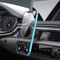 Support magnétique pour téléphone portable de voiture, rotation flexible à 360 degrés, aimant puissant, sortie d'air, en stock, livraison directe de l'usine de Shenzhen