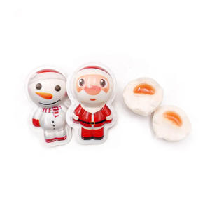 Vente en gros de bonbons marque privée personnalisée motif Père Noël <span class=keywords><strong>Halal</strong></span> nouvel an gelée gommeuse douce confiture de Noël bonbon rempli ODM - Product Image 6