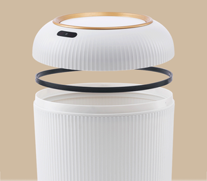 Gran cocina hogar Baño con tapa sala de estar creativa cocina alta <span class=keywords><strong>cubo</strong></span> de <span class=keywords><strong>basura</strong></span> de plástico - Product Image 3