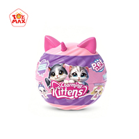 Großhandel Cartoon Nette Katze Szene Blind Box Spielzeug Kunststoff Katze Rollenspiel Spielzeug Set Mystery Box Überraschung