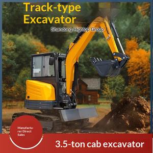 Haituo Factory 3.5 T Crawler Excavator Engineering <b>Construction</b> Crushing Drilling Soil Digging Hook <b>Machine</b> Just Crawler - Product Image 1