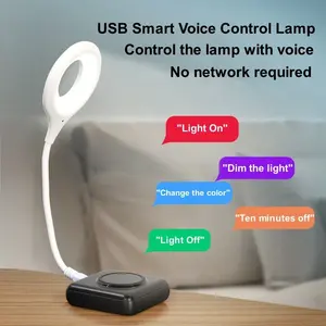 Intelligent English Voice Control Mini <b>Portable</b> Eco-Friendly Electric Cartoon Cute Cat <b>Night</b> <b>Light</b> - Product Image 3