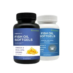 Personalizzabili ad alta potenza Omega 3-6-9 capsule di gelatina Softgel olio di pesce