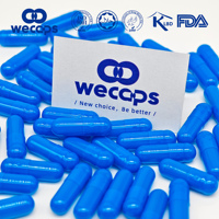 Capsules vides en gélatine bovine de qualité pharmaceutique Wecaps avec options de couleur et d'impression personnalisées (Modèles 000) #   00 #   0 #   1 #   2 #   3 #   4 # )