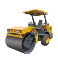 Compacteur de sol à tambour vibrant simple FURD FYL-D203 3500KG 22KW à entraînement hydraulique intégral haute efficacité