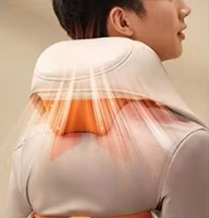 Masseur électrique chauffant pour le cou et les épaules EMOKA, fabrication à Xiamen, vente en gros, avec télécommande sans fil et pétrissage 6D