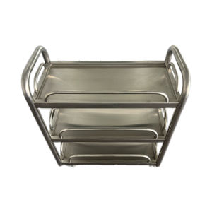 Chariot en acier inoxydable VICTORY Voiture-restaurant à trois couches de qualité supérieure pour équipement de cuisine inox pour hôtels et restaurants - Product Image 4