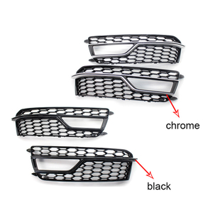 ตะแกรงตาข่ายรังผึ้ง A5สีดำมันวาวสำหรับรถ Audi S-Line 2012 2013 2014 2016 2015 - Product Image 2