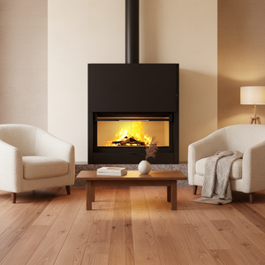 Estufa de Leña Personalizable, Chimenea de Leña Independiente, Chimenea de Leña de <span class=keywords><strong>Pared</strong></span> - Product Image 1