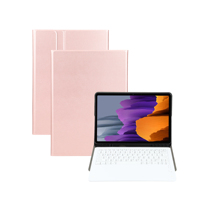 Casing Keyboard Nirkabel, Dudukan Keyboard dengan Slot Pena untuk Samsung Galaxy Tab S7 FE T736 S7 Plus
