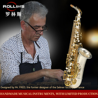 Manufacturer Wholesale Retail Professional High Grade Brass Material Woodwind Instrument X9 Eb Alto Saxophone