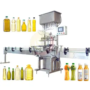 10ml to 500ml Good Quality Pure Water Cook Oil Bottle Pneumatic Automatic Liquid Used Fill Machine Line for Sale