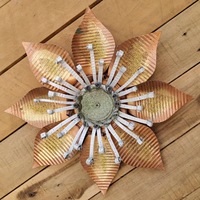 Décoration murale florale en fer forgé, best-seller transfrontalier, pour plantes d'extérieur et d'intérieur, articles décoratifs de jardin, ornements de jardin